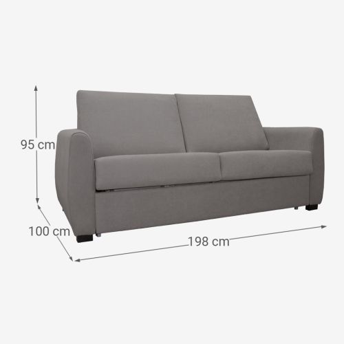 Sofá Cama FOAM de Apertura Italiana Tapizado en Tela