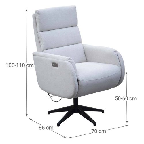 Sillón Relax Eléctrico EIDER con Tapizado