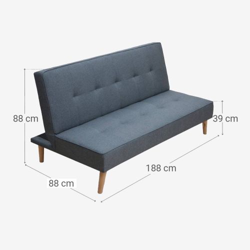 Sofá Cama UNAI Apertura Clic Clac Tapizado