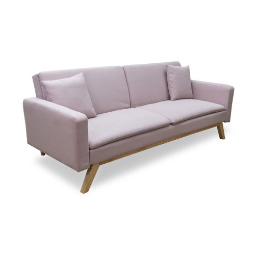 Sofá Cama Clic-Clac ELVIS 210 cm Tapizado en Tela con Cojines