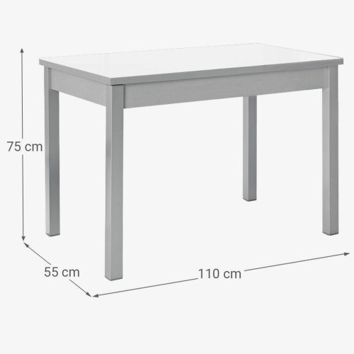 Mesa de Cocina Fija CIGALES con Estructura de Aluminio