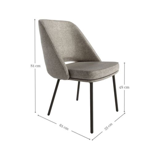 Silla de Comedor Moderna BEIRUT con Tapizado