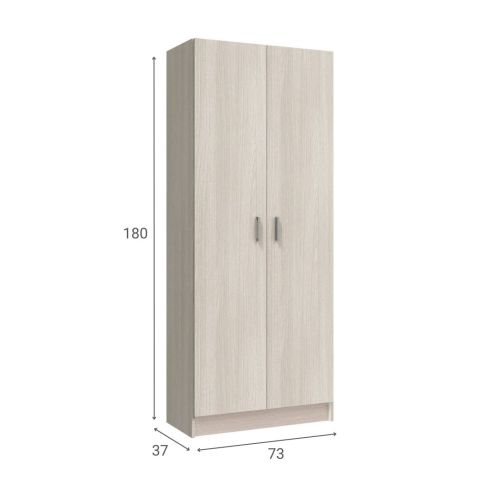 Armario escobero color Roble de melamina 007142R