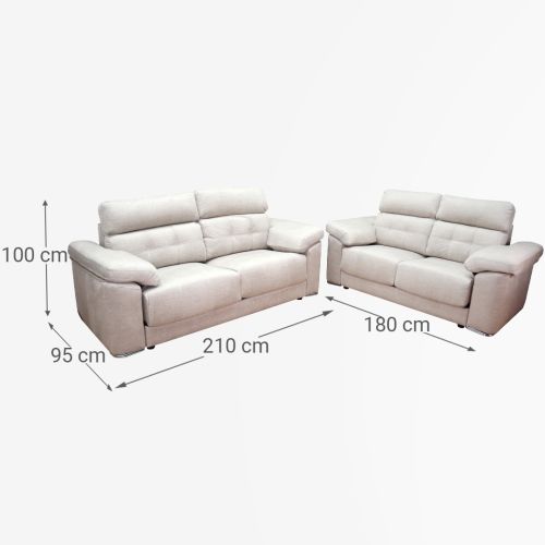 Conjunto de sofás 3+2 plazas modelo ANA