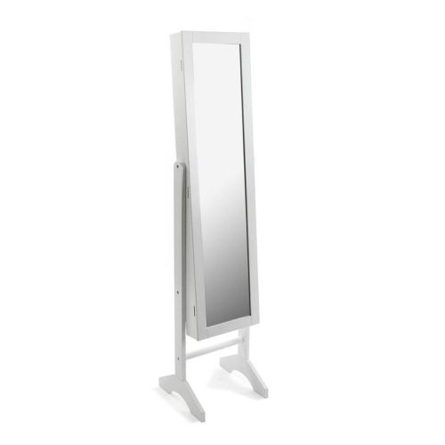 Espejo Joyero de Madera en Color Blanco 16710540