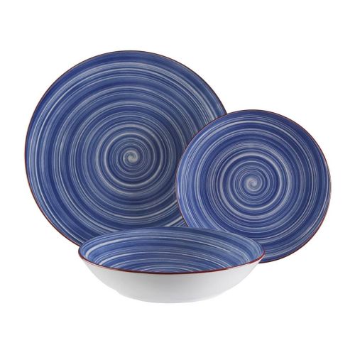 Vajilla de Porcelana P.ARTESIA Azul de 18 Piezas 22120141-1