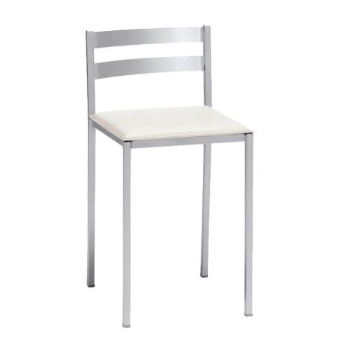Taburete de Cocina 788/AL con Asiento Tapizado y Respaldo