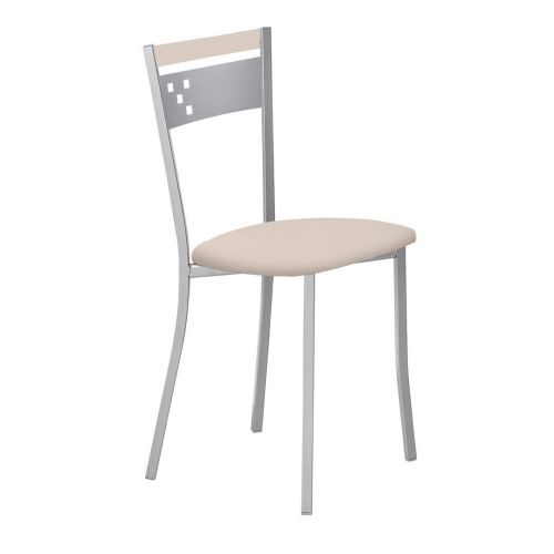 Silla de Cocina Metálica 738/AL de Color Aluminio