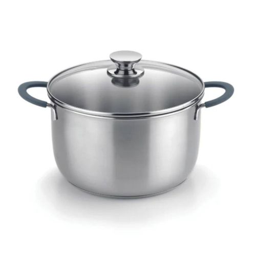 Olla Inoxidable 20 cm BRA Master con Asas de Silicona A453953