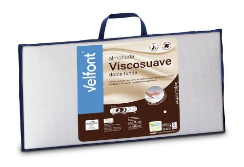 Almohada Viscoelástica 105 de Tejido Anti-stress con Cremallera 705130