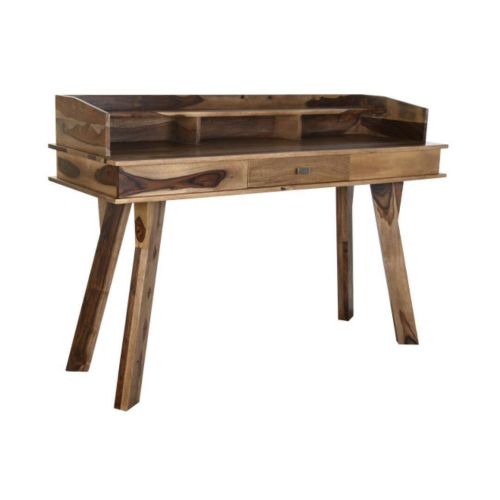 Escritorio de Madera Sheesham con Almacenamiento MB-201503