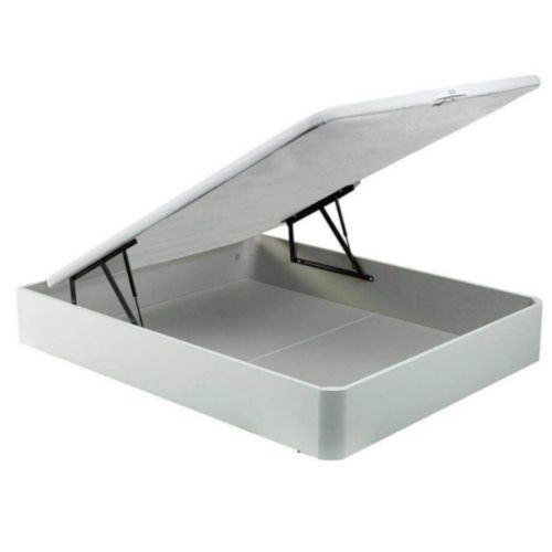 Canapé Abatible NATURBOX en Color Blanco de 90x190 AP11516