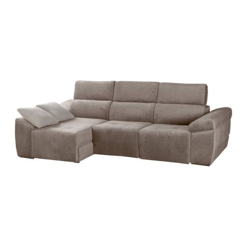 Sofá Chaiselongue Izquierda BALI 275 cm con Asientos Deslizantes y Arcón