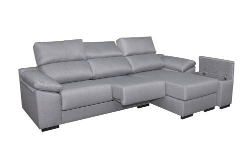 Sofá de 3 Plazas con Chaiselongue Derecha modelo ADELA