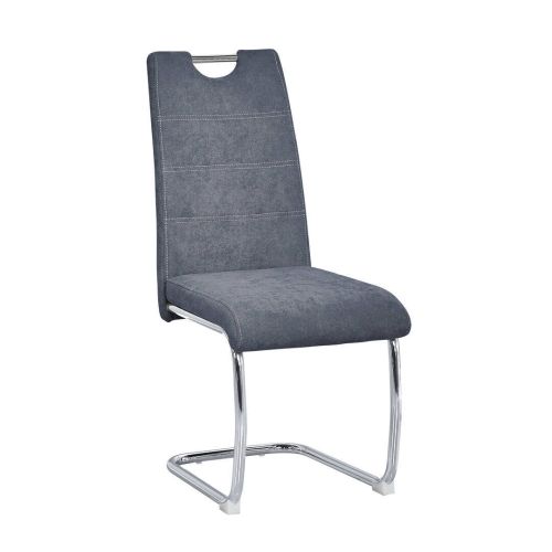 Silla de Comedor MARC con Patas Cromadas