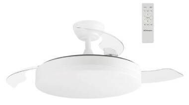 Ventilador Techo Orbegozo 105 cm Luz LED Mando CP140105