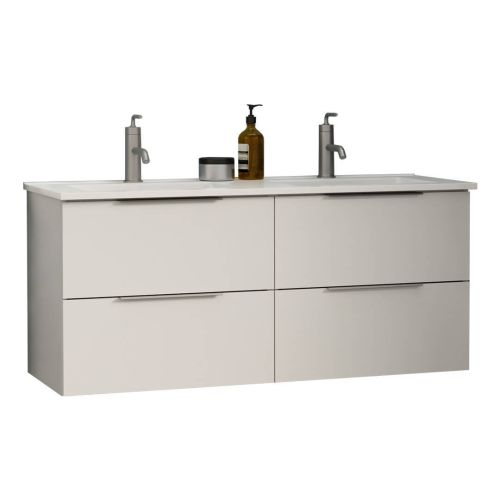 Mueble de Baño con Lavabo ALASKA120 cm 4 Cajones Blanco