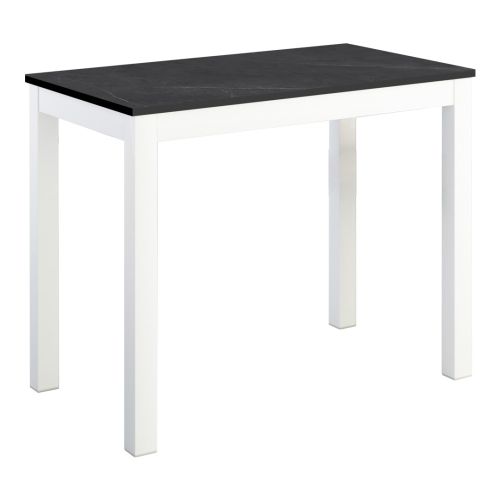 Mesa de Cocina Blanca ANDRIA 90x50 cm Extensible tipo Carro