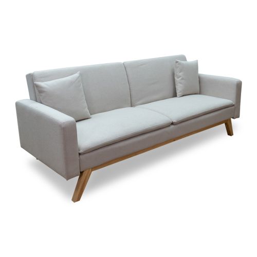 Sofá Cama Clic-Clac ELVIS 210 cm Tapizado en Tela con Cojines
