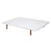 Divanlín DL27053 Base Tapizada en Blanco 90x200cm