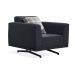 <p>Sillón ANDREA en Tela Gris Oscuro y Patas de Metal</p>
