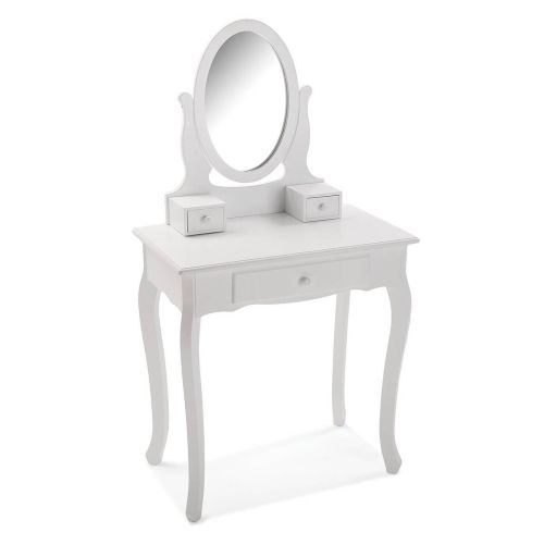 Tocador KATE Blanco de Diseño Moderno para Dormitorio