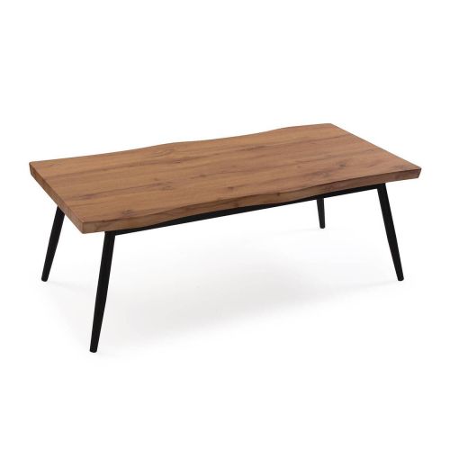 Mesa de Centro Rectangular ARAMA Superficie MDF y Base Metálica 20880126