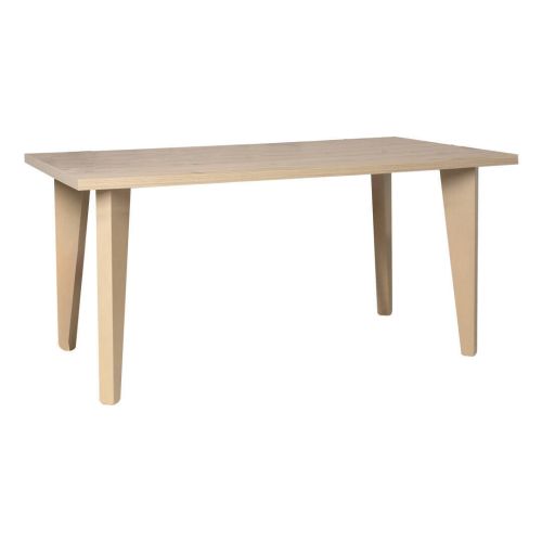 Mesa de Cocina Fija 140x90 cm OLVERA con Estructura de Madera