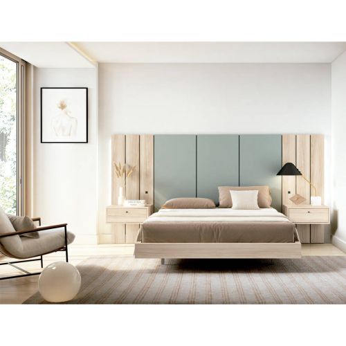 Dormitorio de Matrimonio CRETA TOP en Acabado California/Iris LINK31