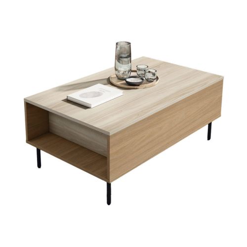 Mesa de Centro Elevable DUTTY con Tablero de Melamina ND5045