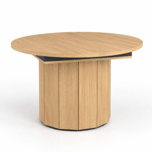 Mesa de Comedor LYRA Extensible de 110 cm con Pie Central AUREA