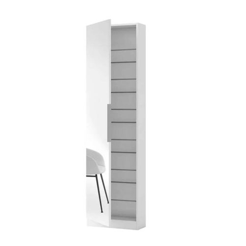 Zapatero Estrecho 180 cm TREND de 1 Puerta con Espejo