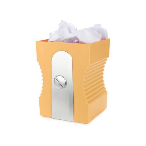 Papelera SHARPENER Naranja en Plástico con Diseño Sacapuntas Gigante 28130