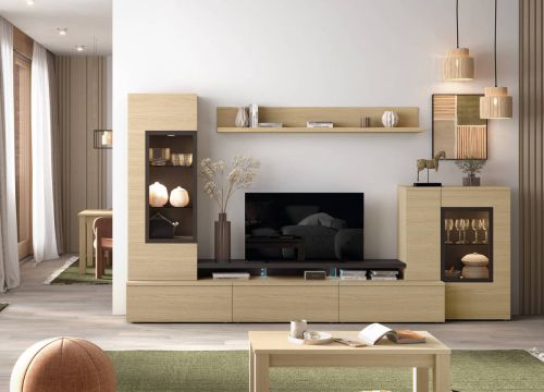 Conjunto de Salón NEO.4 en color Nuez-Ébano 311