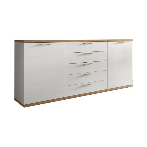 Aparador KRONOS.5 2 Puertas y 5 Cajones en Melamina K47