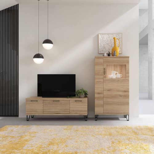 Conjunto de Salón KRONOS 5 en Roble Natural N 629