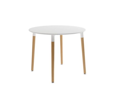 Mesa de comedor Redonda CARIBE 90 cm de Madera y MDF Lacado