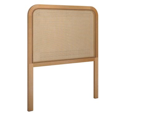 Cabezal RIAS de cama Estructura de fresno con rejilla de ratán 100 cm CG1925FR