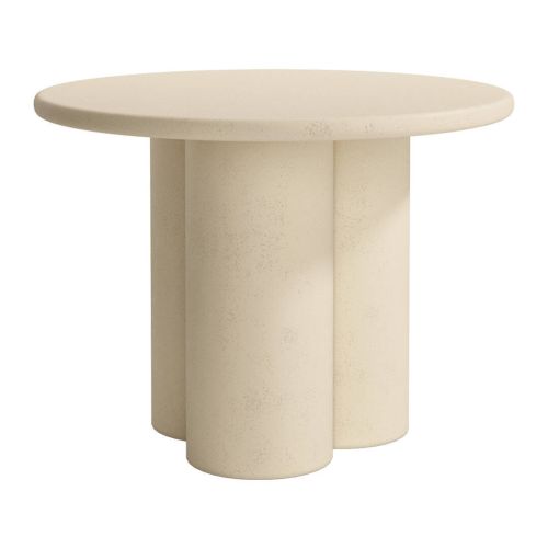 Mesa de Comedor GAIA Redonda en Microcemento Beige CNG120BE