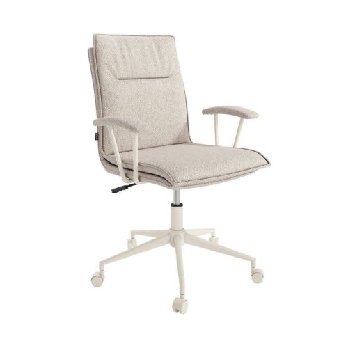 Silla Giratoria BASEL Tapizada con Patas Metálicas