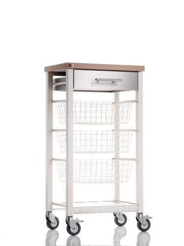 Carrito de Cocina ONDA con tres Cestas Extraibles