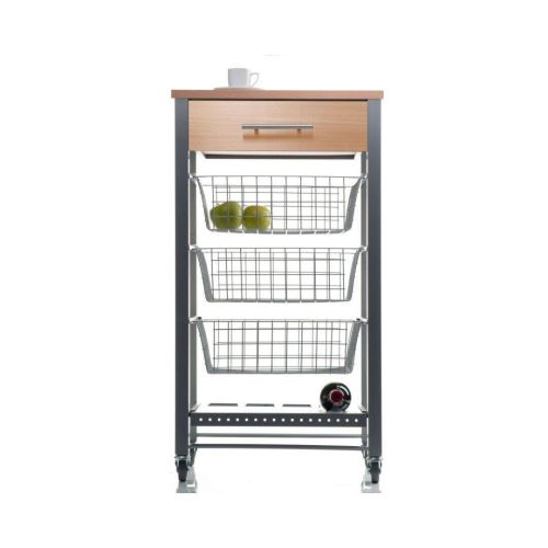 Carrito de Cocina DIANA con 3 Cestas Extraibles