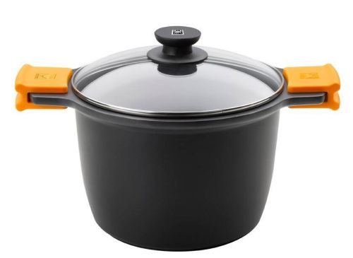 Olla alta BRA EFFICIENT de 24cm con tapa