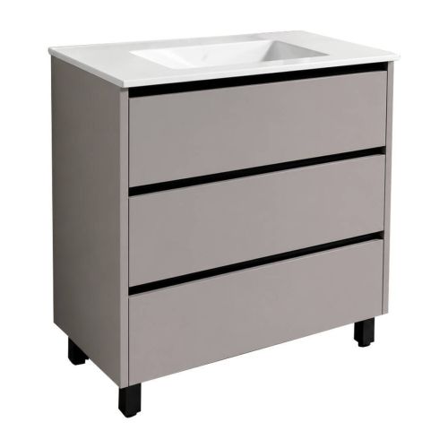 Mueble de Baño FAMILY TECH de 80 cm con 3 Cajones