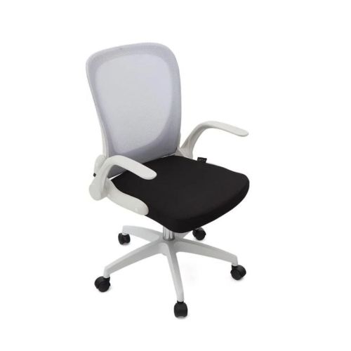 Sillón de Oficina con brazos Modelo OPEN Tapizado en tejido Mesh