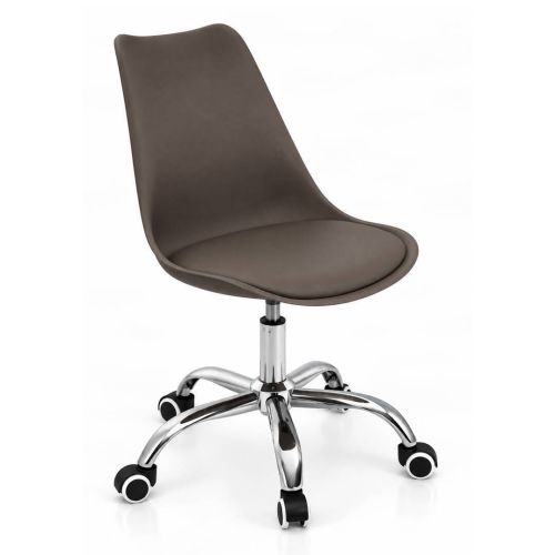 Silla de Escritorio PAMPA Base Cromada con Ruedas