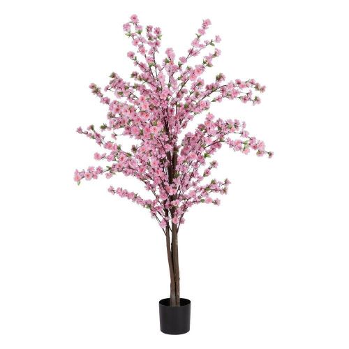 Planta artificial decorativa de plástico ROSA 612426