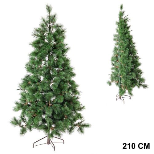 Árbol de Navidad de Pared 210 cm con Diseño Semicircular 117461