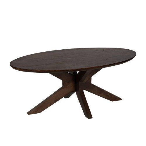 Mesa de Centro Estructura de Madera de Mango Natural 110 cm 614764