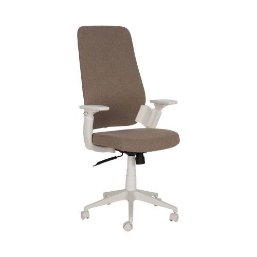 Silla Ruedas Taupe Regulable de Hierro y PVC con Tapizado en Poliéster 613246